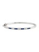 Bracelet 14K Sapphire & Diamond Bangle Bracelet