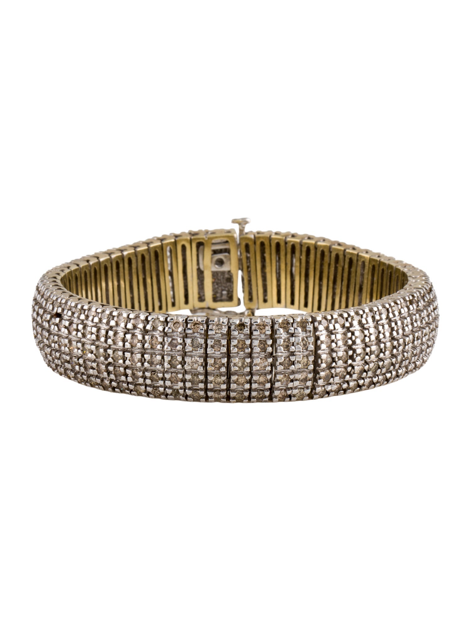 Bracelet 10K 8.37ctw Diamond Link