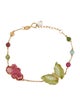 Bracelet 18K Pearl & Carved Tourmaline Bracelet