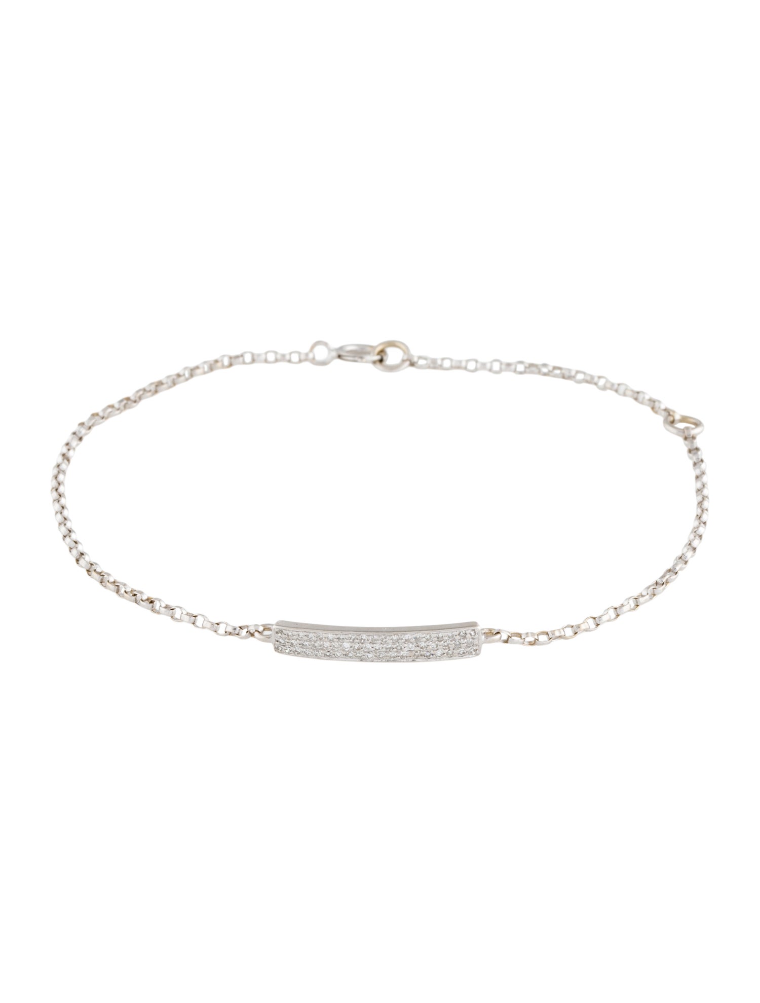 Bracelet 14K Diamond Bar Bracelet