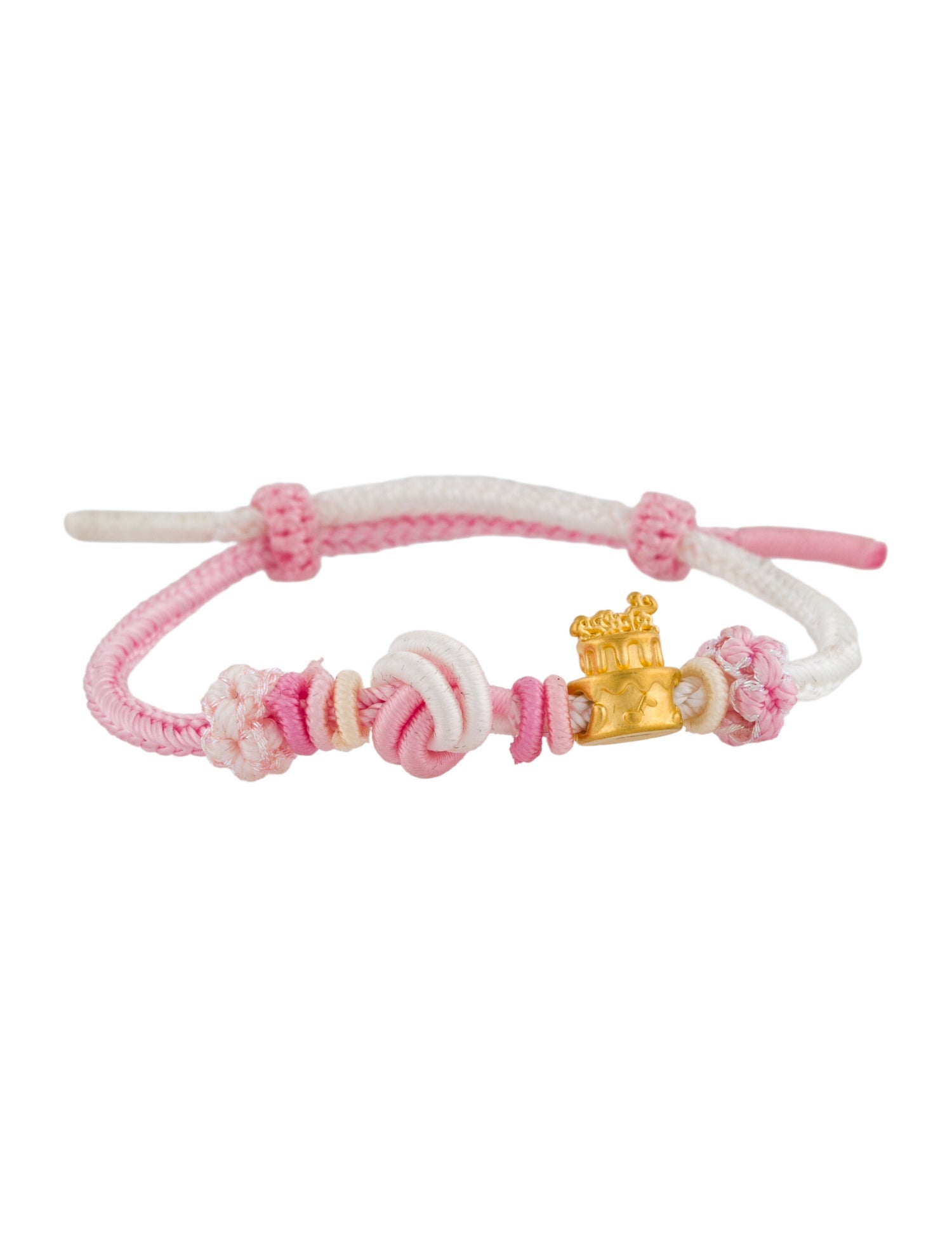 Bracelet 24K Cake Charm Cord