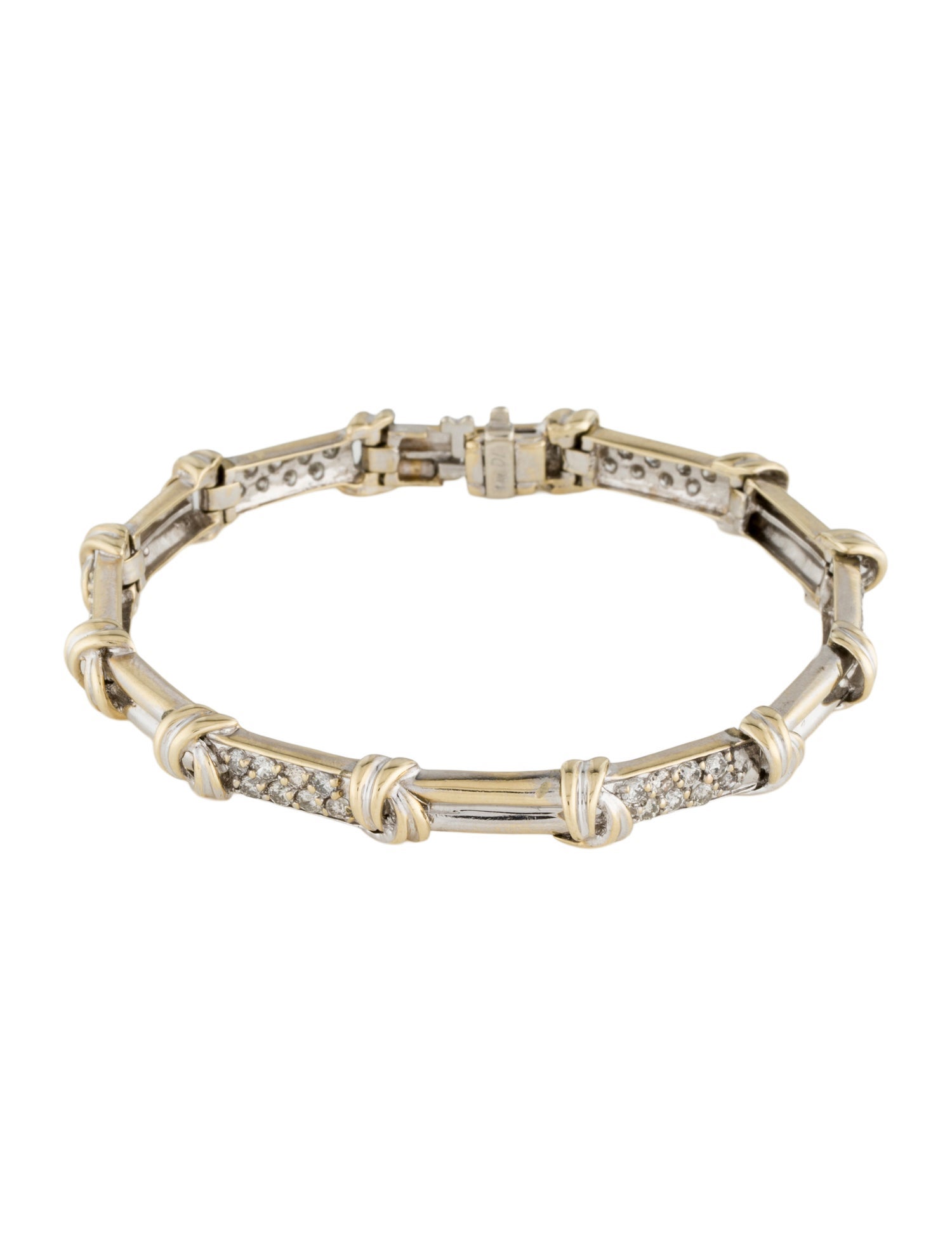 Bracelet 14K 1.92ctw Diamond Link Bracelet