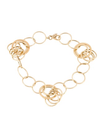 Bracelet 14K Circle Link Bracelet