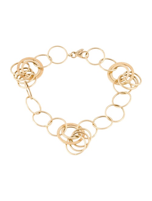 Bracelet 14K Circle Link Bracelet