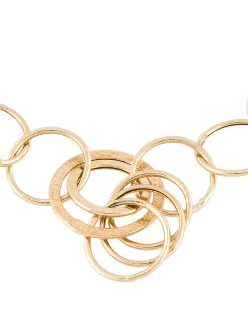 Bracelet 14K Circle Link Bracelet