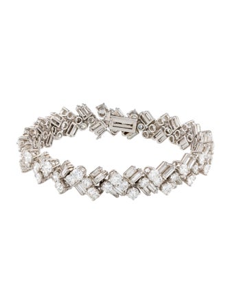 Bracelet Platinum 14.27ctw Diamond Link Bracelet