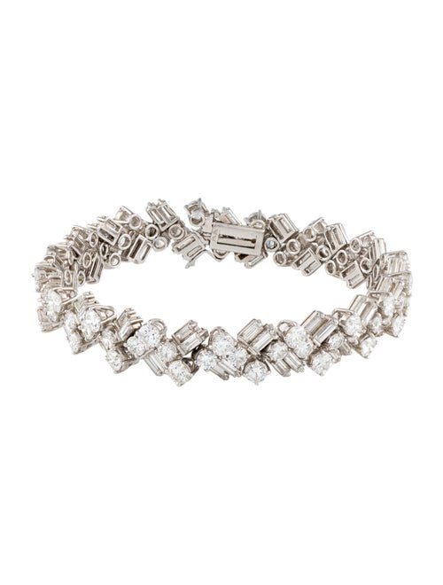 Bracelet Platinum 14.27ctw Diamond Link Bracelet