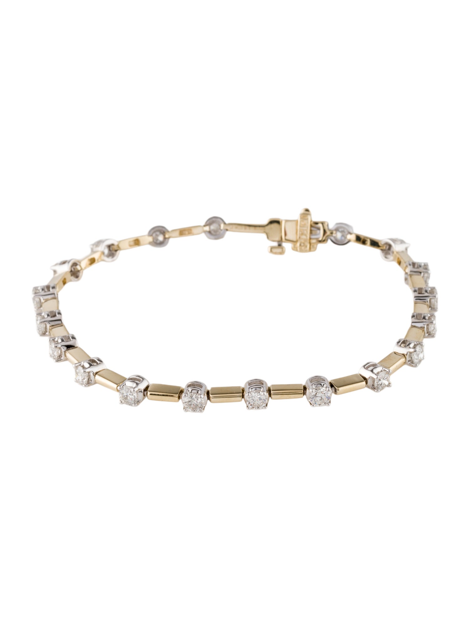 Bracelet 14K 2.15ctw Diamond Link