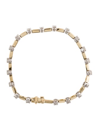 Bracelet 14K 2.15ctw Diamond Link Bracelet