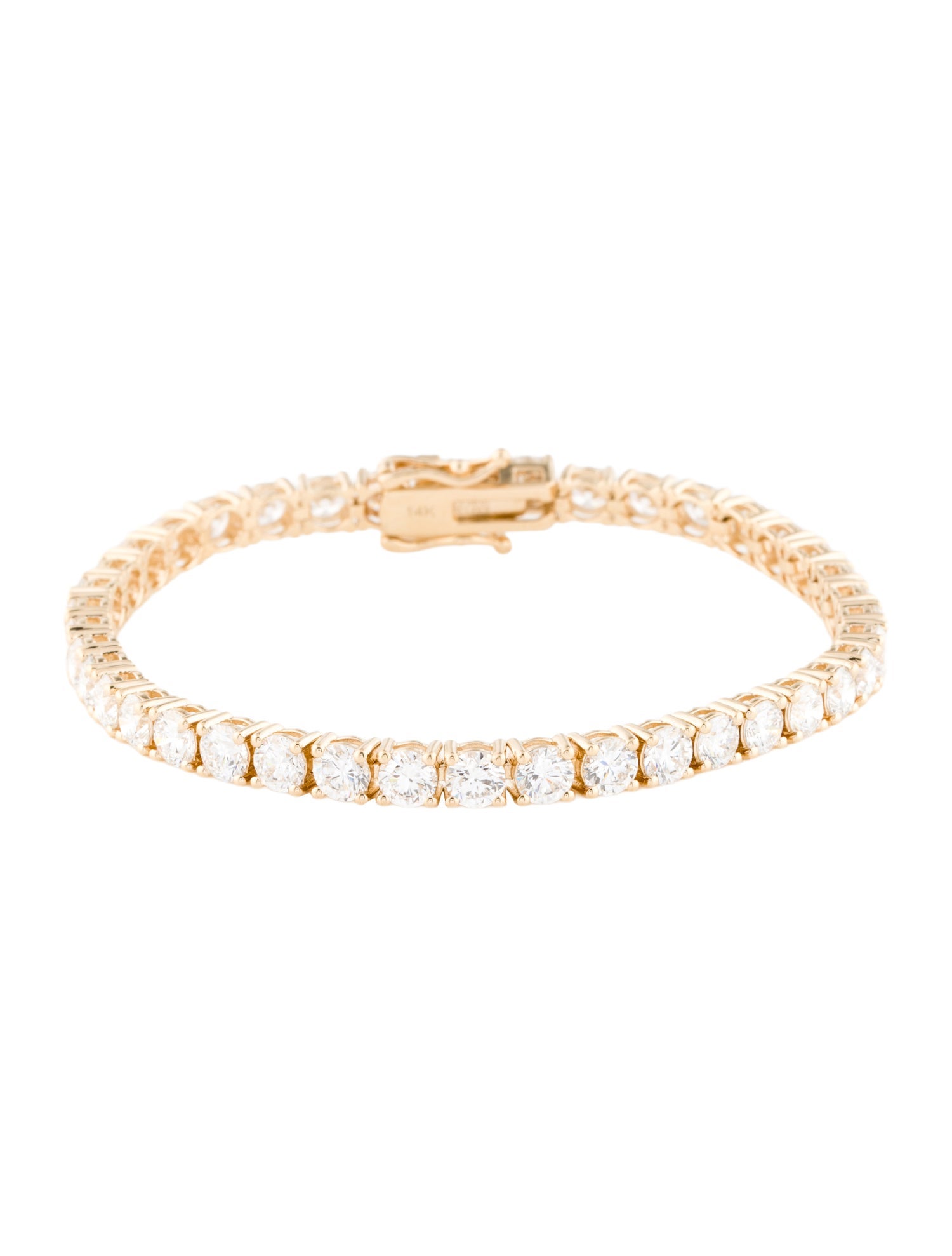 Bracelet 14K 10.00ctw Lab-Grown Diamond Tennis