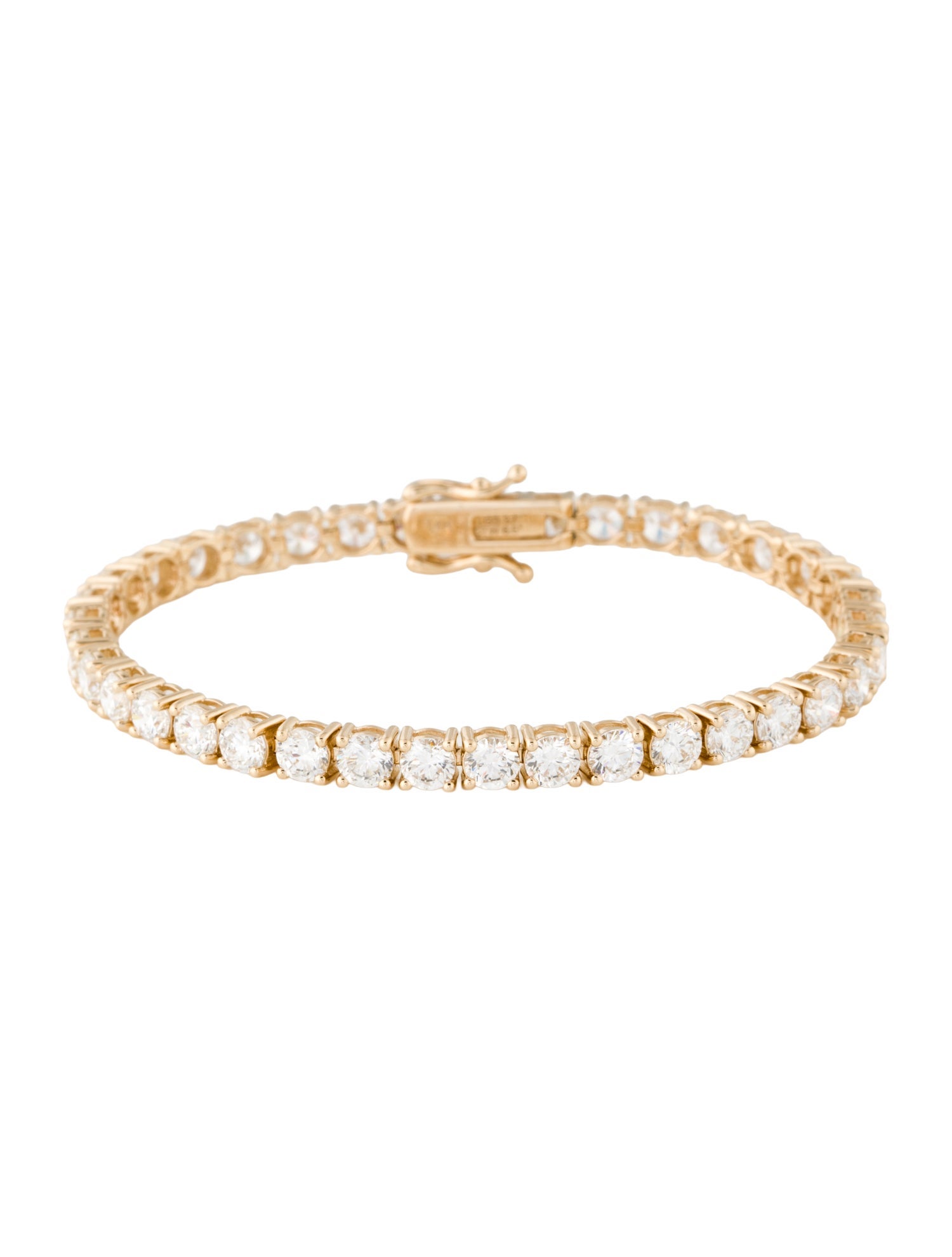 Bracelet 14K 10.00ctw Lab-Grown Diamond Tennis