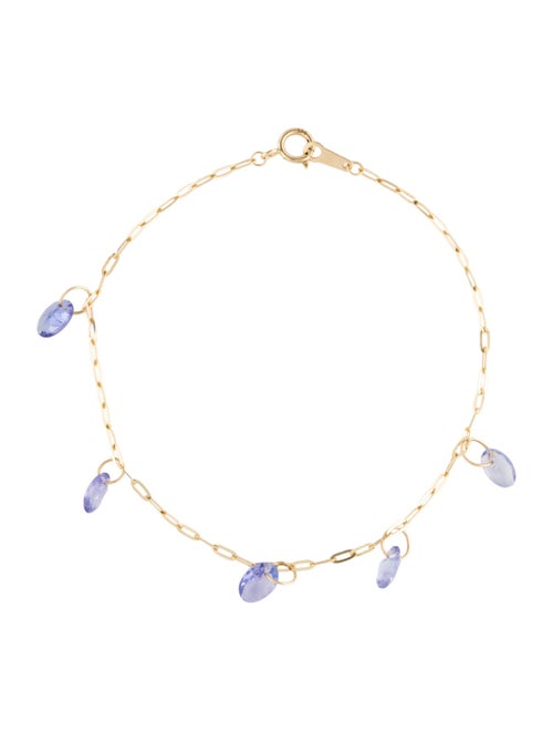 Bracelet 14K Tanzanite Station Bracelet