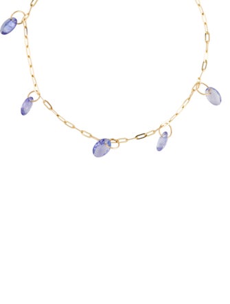 Bracelet 14K Tanzanite Station Bracelet