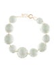 Bracelet 14K Prasiolite Link Bracelet