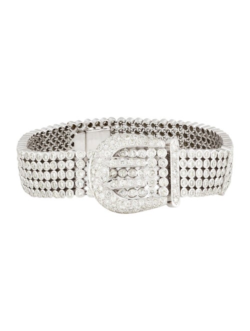 Bracelet 18K 6.06ctw Diamond Buckle Bracelet
