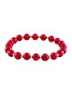 Bracelet 14K Coral Bead Bracelet