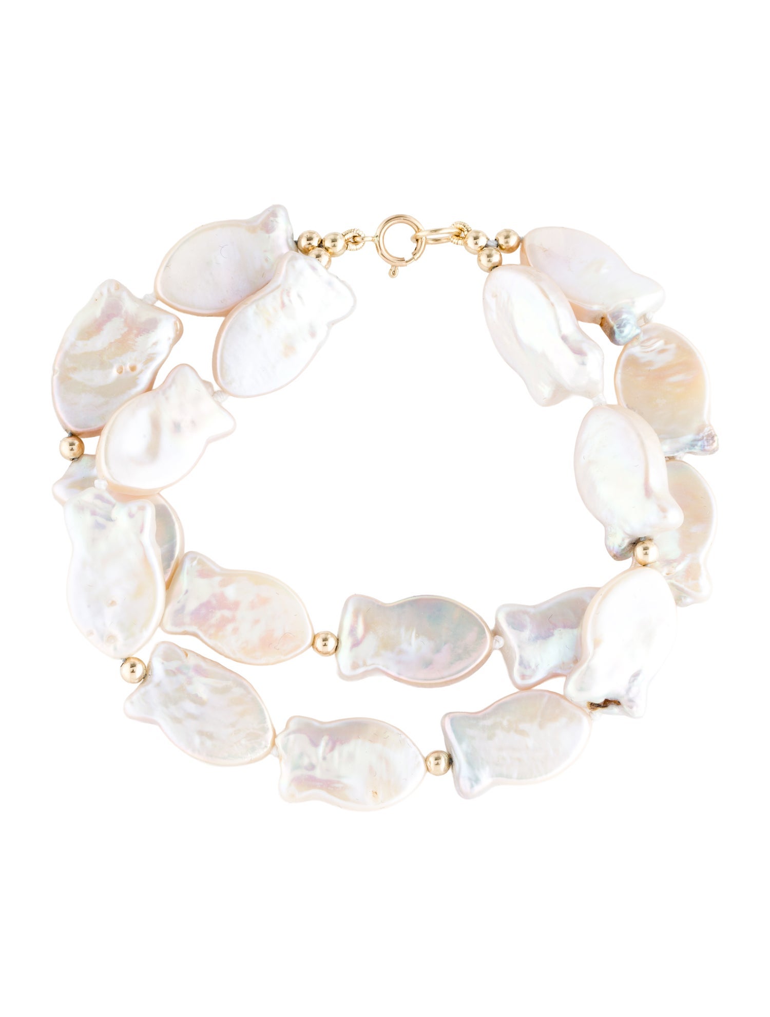 Bracelet 14K Cultured Pearl Multistrand