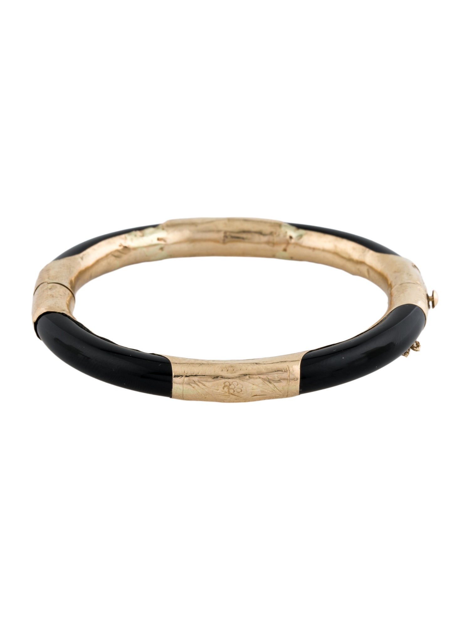 Bracelet 14K Onyx Bangle