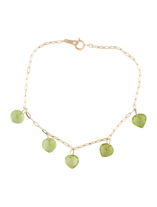 Bracelet 14K Peridot Station Bracelet