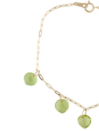 Bracelet 14K Peridot Station Bracelet