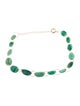Bracelet 14K Emerald Link Bracelet