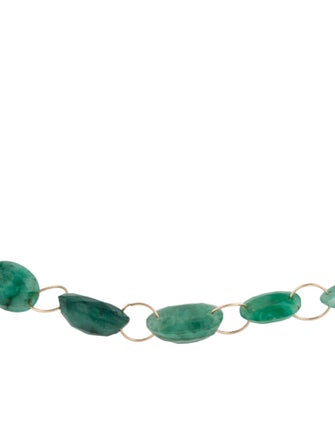 Bracelet 14K Emerald Link Bracelet
