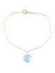 Bracelet 14K Topaz Charm Bracelet