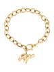 Bracelet 18K Diamond Elephant Charm Bracelet
