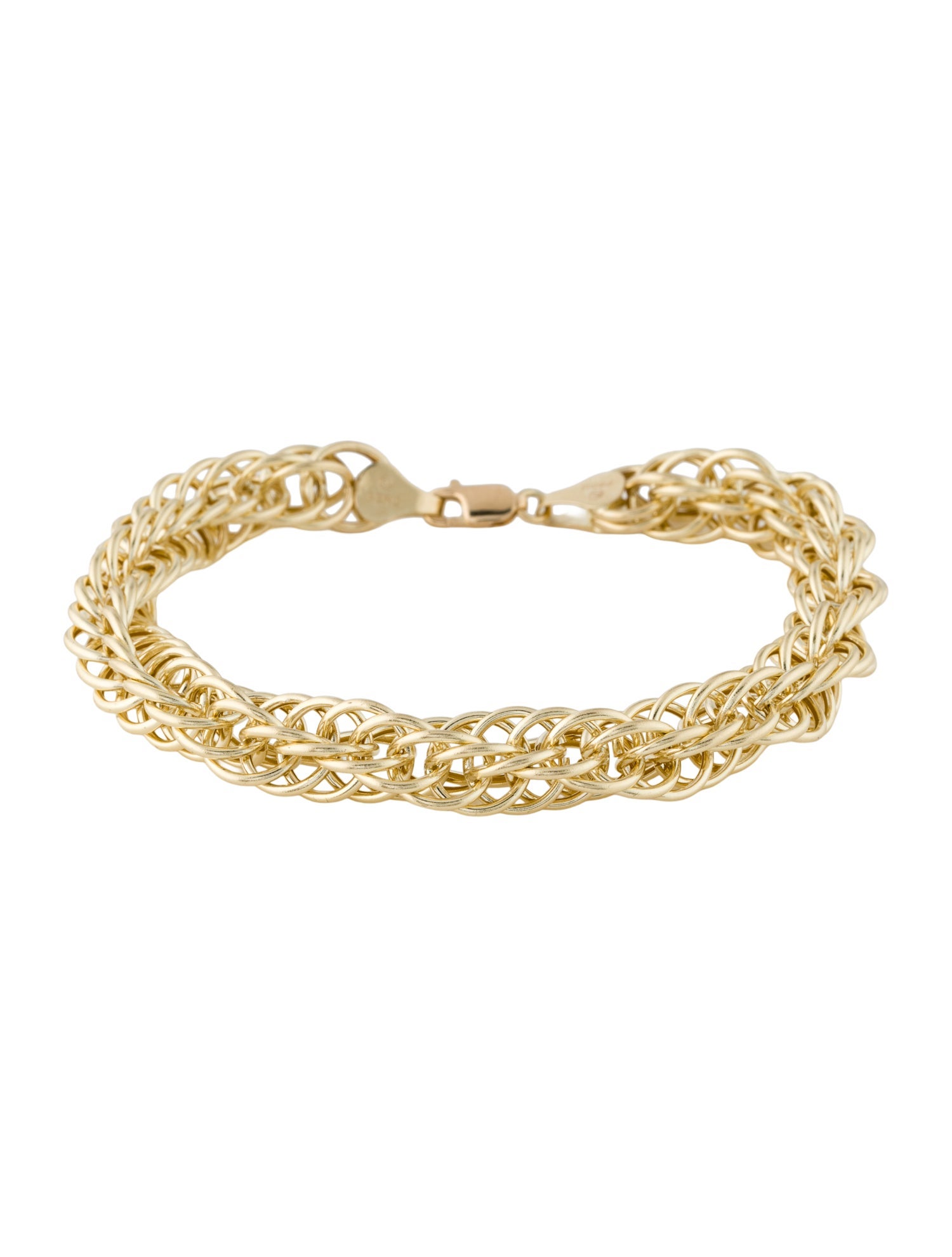 Bracelet 10K Weave Link