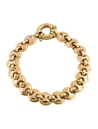 Bracelet 18K Puffed Mariner Link Bracelet