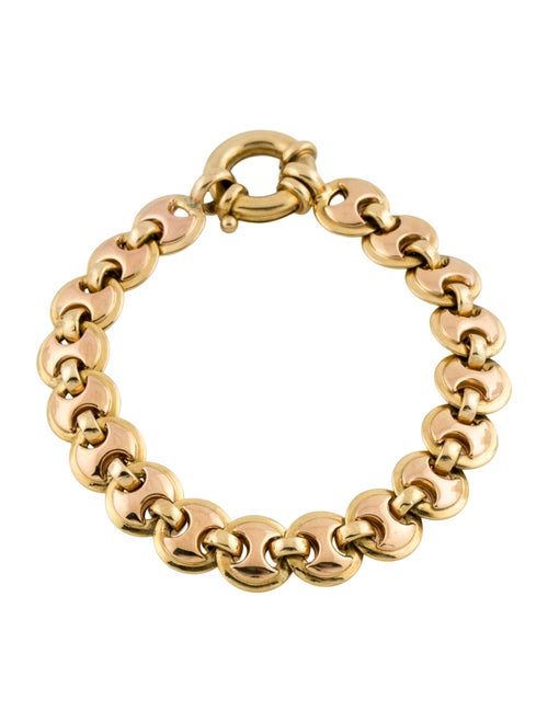 Bracelet 18K Puffed Mariner Link Bracelet