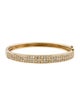 Bracelet 14K 1.73ctw Diamond Pavé Hinged Bangle