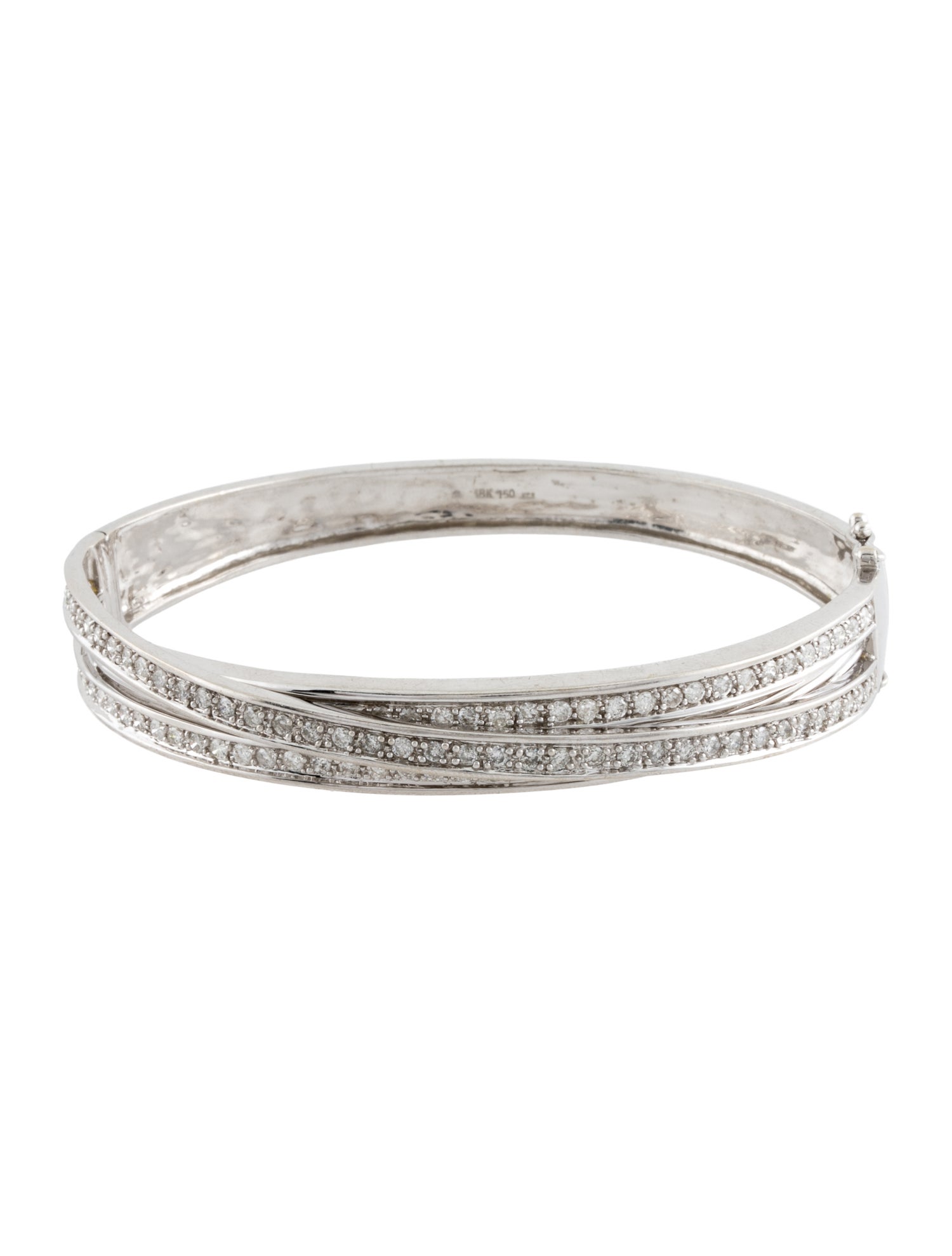 Bracelet 18K 2.55ctw Diamond Bangle