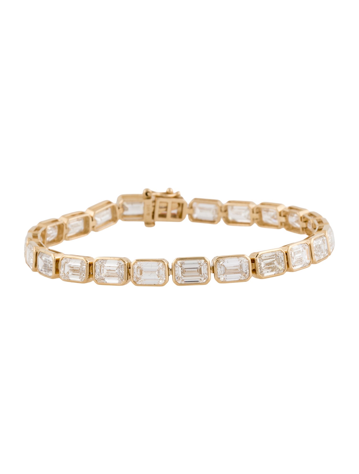 Bracelet 14K 20.74ctw Lab-Grown Diamond Bezel Tennis