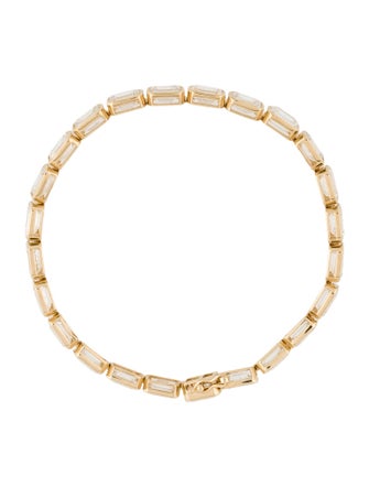 Bracelet 14K 20.74ctw Lab-Grown Diamond Bezel Tennis Bracelet