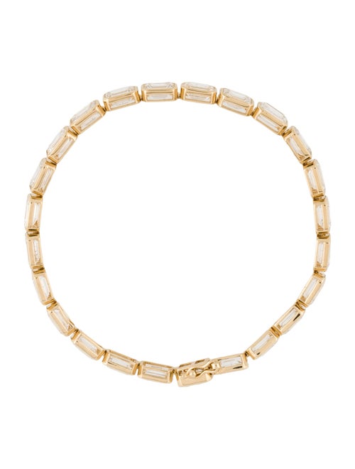 Bracelet 14K 20.74ctw Lab-Grown Diamond Bezel Tennis Bracelet