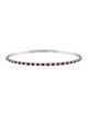 Bracelet 14K Ruby & Diamond Bangle Bracelet