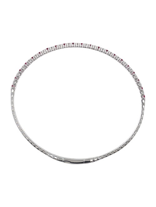 Bracelet 14K Ruby & Diamond Bangle Bracelet