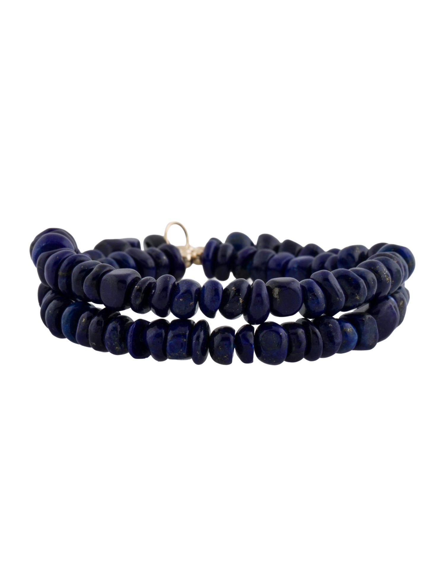 Bracelet 14K Lapis Lazuli Double Strand Bead