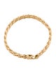 Bracelet 14K Woven Chain Link Bracelet