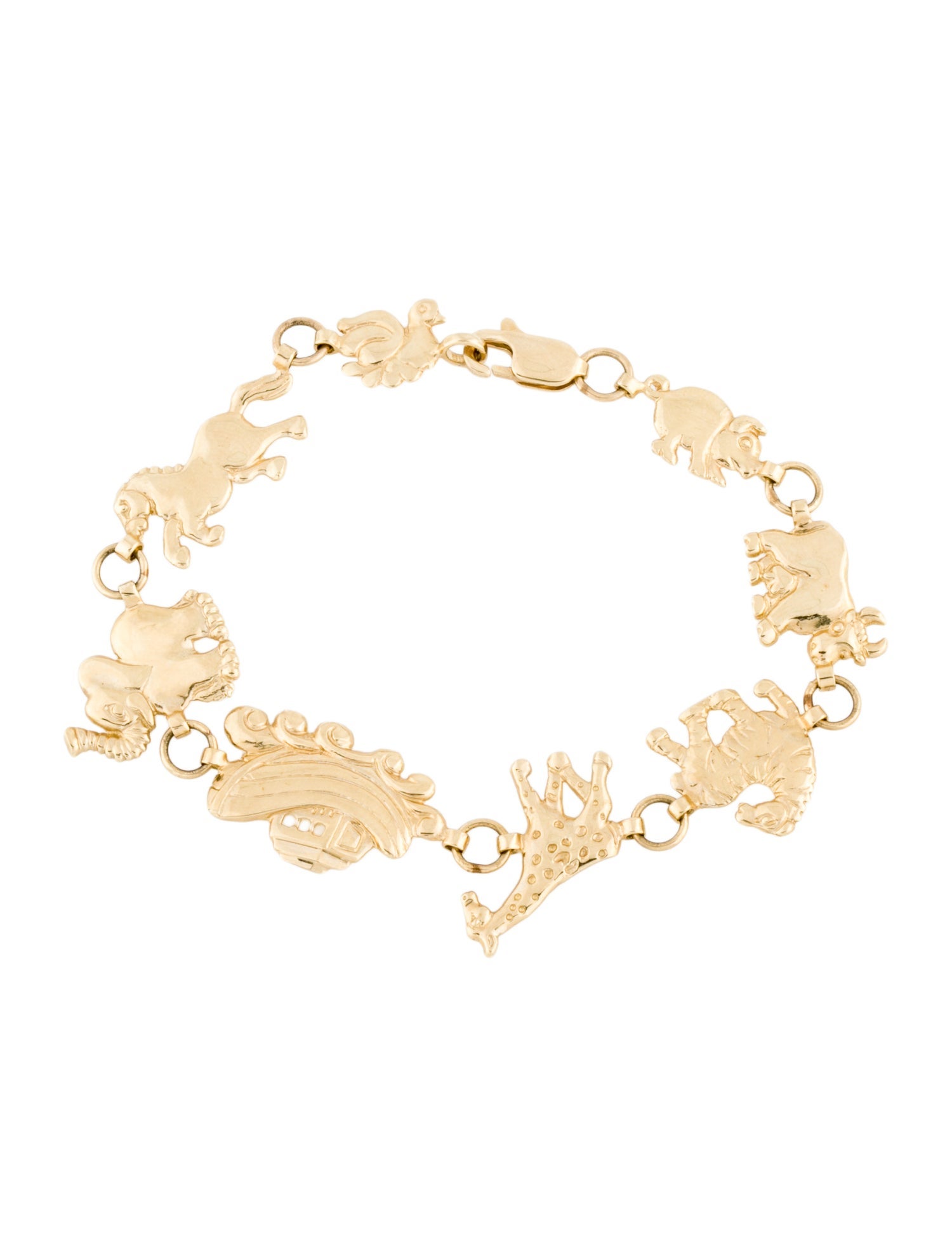 Bracelet 14K Noah's Ark Link