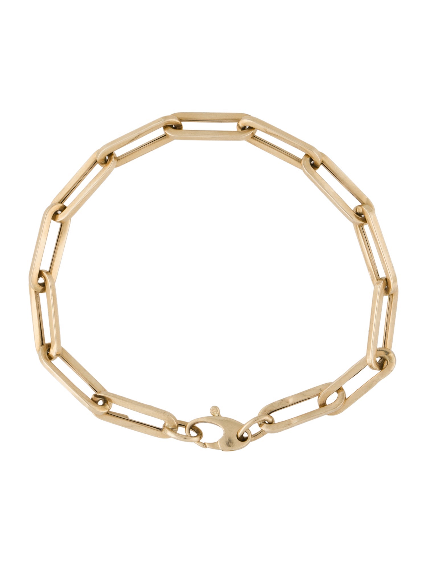 Bracelet 14K Paperclip Link