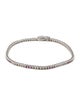 Bracelet 18K 1.10ctw Diamond & Sapphire Tennis Bracelet