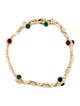 Bracelet 14K Multistone Link Bracelet