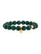 Bracelet 22K Malachite Bead Bracelet