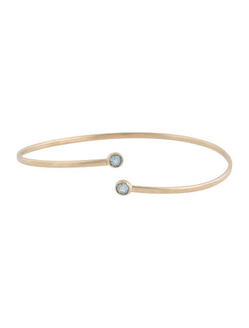 Bracelet 14K Topaz Bangle Bracelet