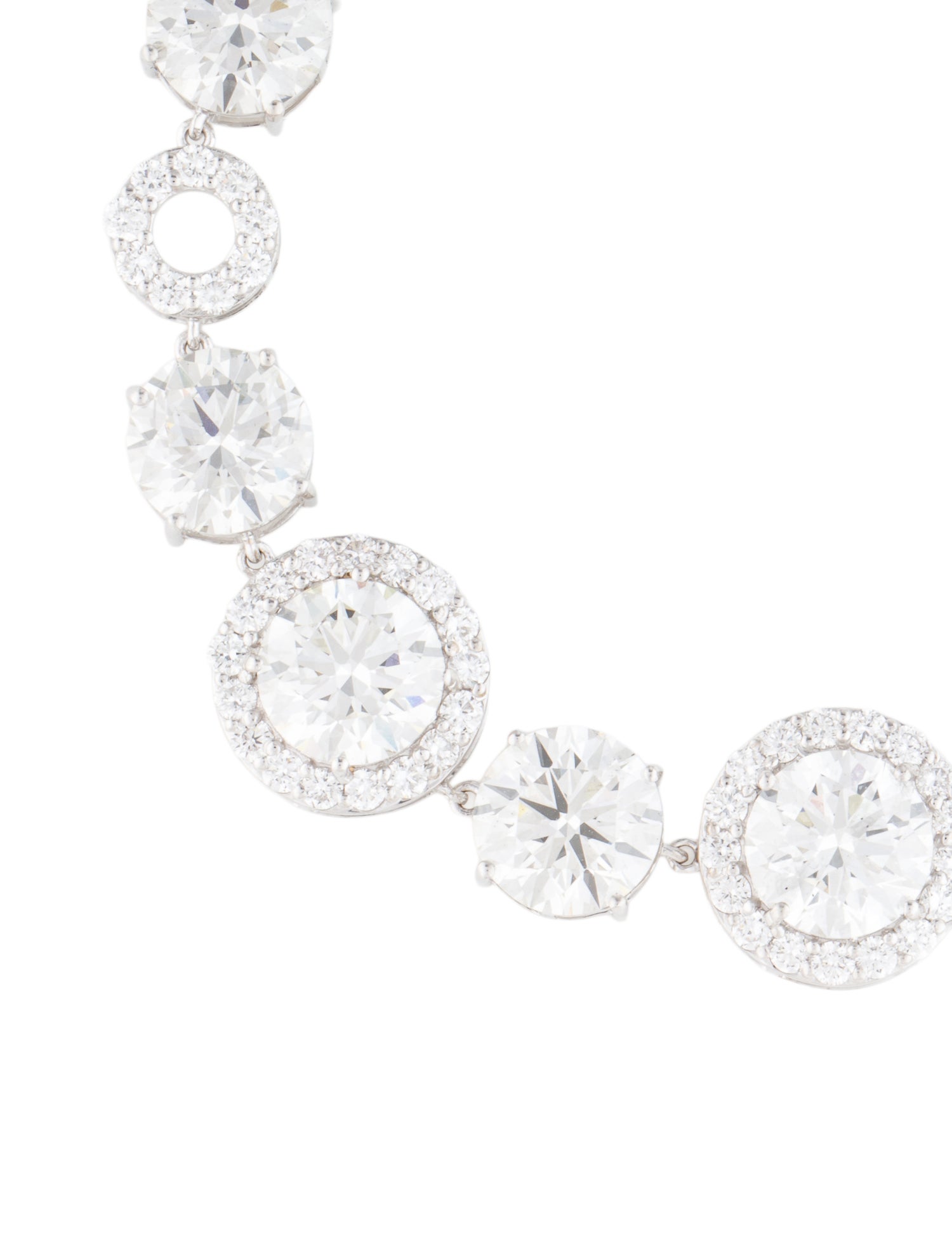 Bracelet 14K 28.69ctw Lab-Grown Diamond Link Bracelet