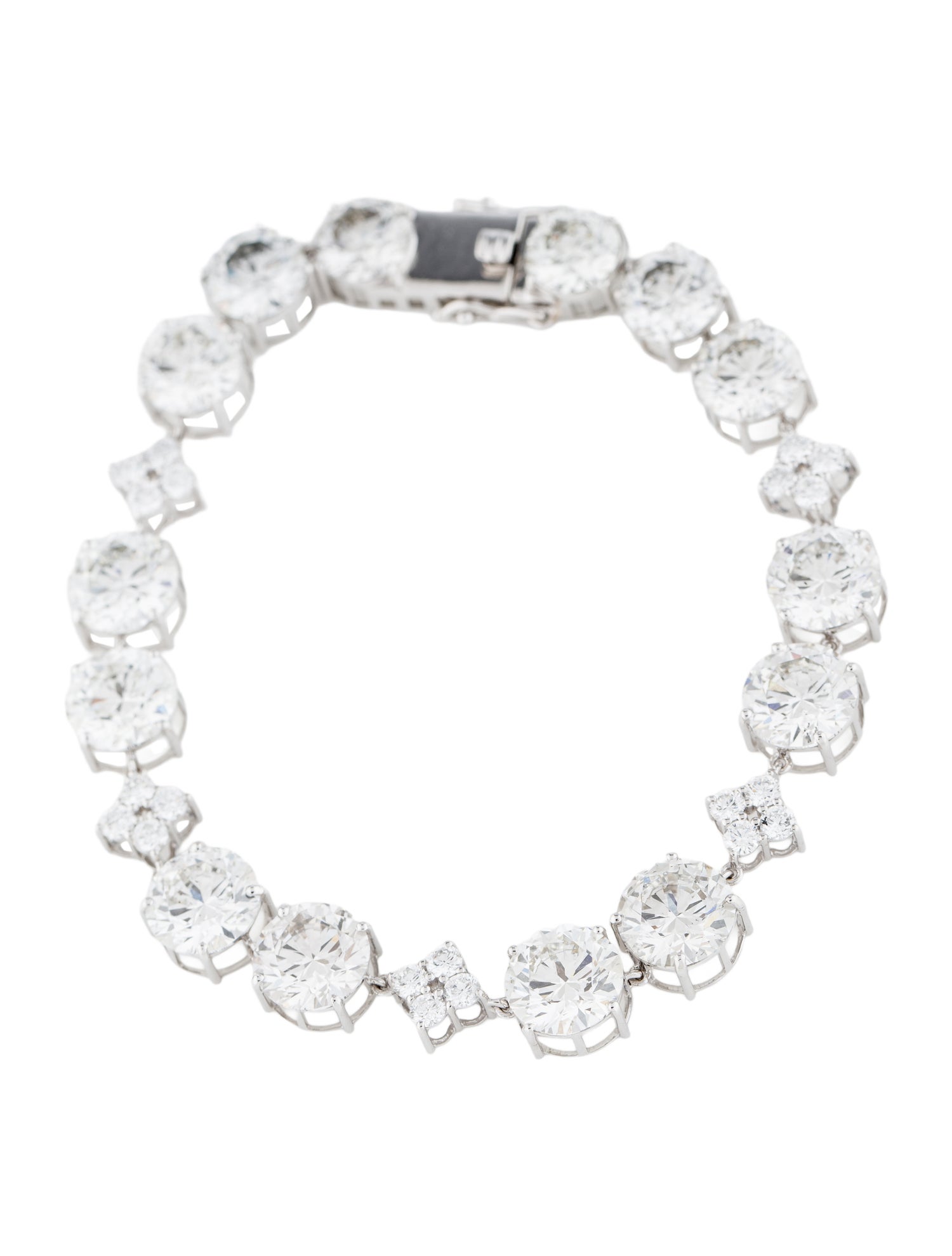 Bracelet 14K 27.08ctw Lab-Grown Diamond Link Bracelet
