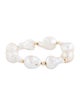 Bracelet 18K Baroque Pearl Bead Bracelet