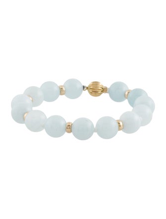 Bracelet 14K Jadeite Bead Bracelet